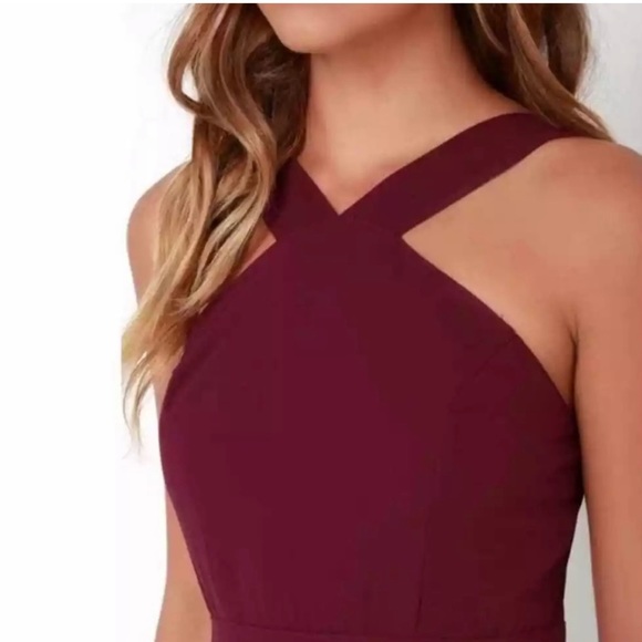 Lulus Air of Romance Maxi Dress - Burgundy - Picture 3 of 8